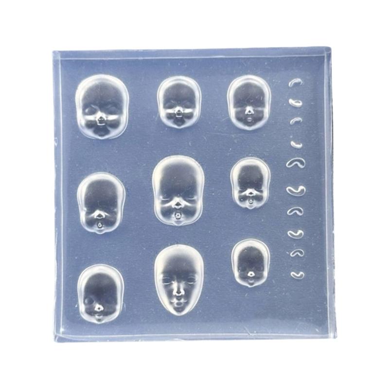 Flexible Silicone Crafting Mould With 3D Embossed Pattern For Nail Art Accessories And Resin Jewelry