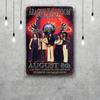 Segni in Latta Metallica Vintage Band Journey Poster Decorazione Placca Metallica Retro Decorazione Artistica da Parete per Garage Bar