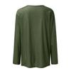 Women's Loose Casual Casual Long Sleeve Round Neck Collar Color T-Shirt Top