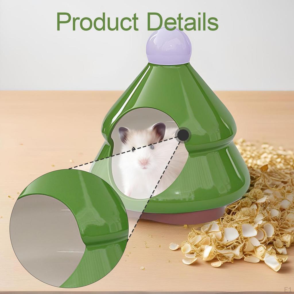 Hamster Versteck Baum Kleintiere Höhle Bett Nest Badezimmer Spielzeug Versteck Hütte Keramik Haustierhaus für Ratten
