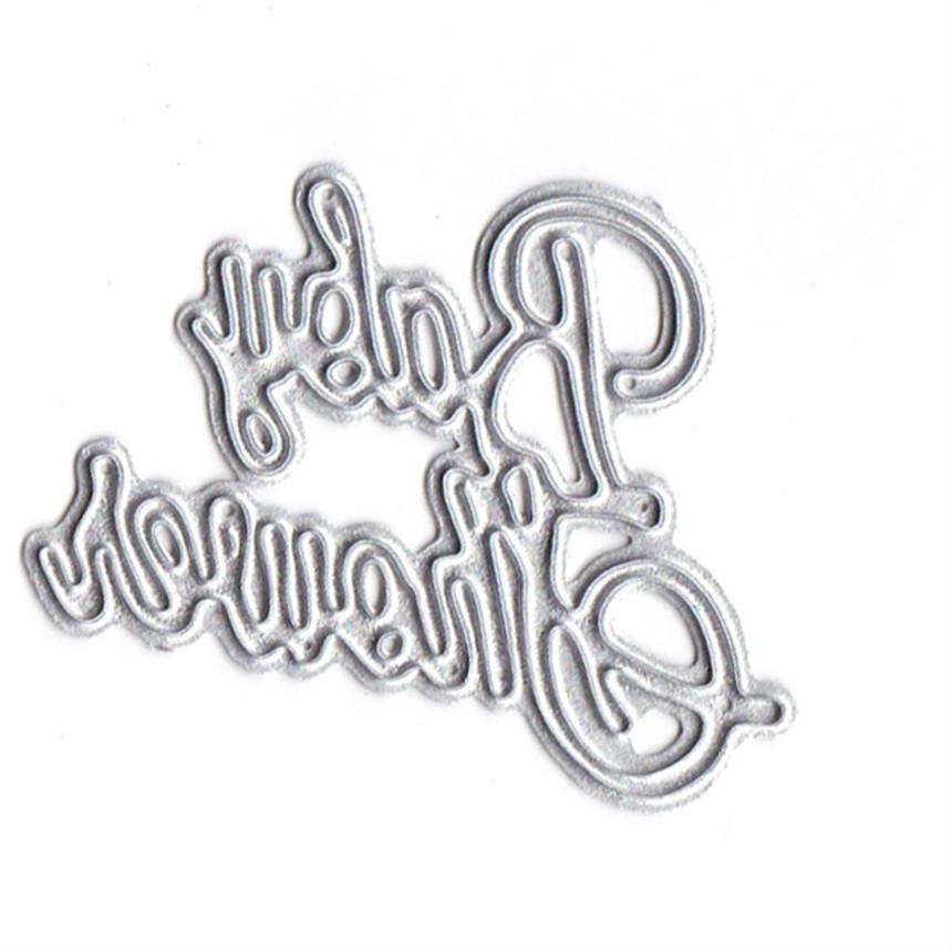 Happy Birthday Cutting Dies Embossing Stencil Mould DIY Scrapbook Photo Album Crafts