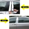 For BMW 7 Series F01 F02 G11 G12 2008-  Aluminum Alloy Car Window B-pillar Center Pillar Trim Sticker Car Accessories