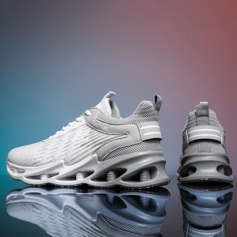 Fashion PARZIVAL New Men Sneakers Spring Summer Breathable Running Tennis Shoes Cushioned Sole Outdoor Sports Men Shoes Tenis Masculino