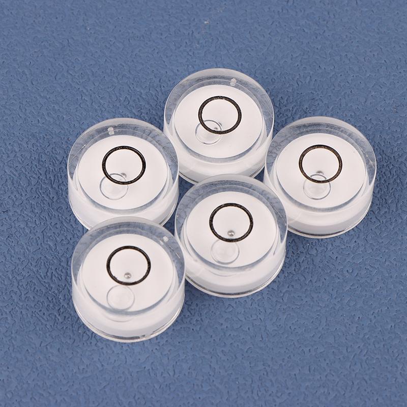 5Pcs Mini Round Accuracy Bubble Level Bullseye Instrument Horizontal Precision Bubble Level Measuring Tool