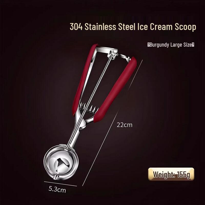 Yingtang 5-Piece 304 Stainless Steel Ice Cream Scoop Set