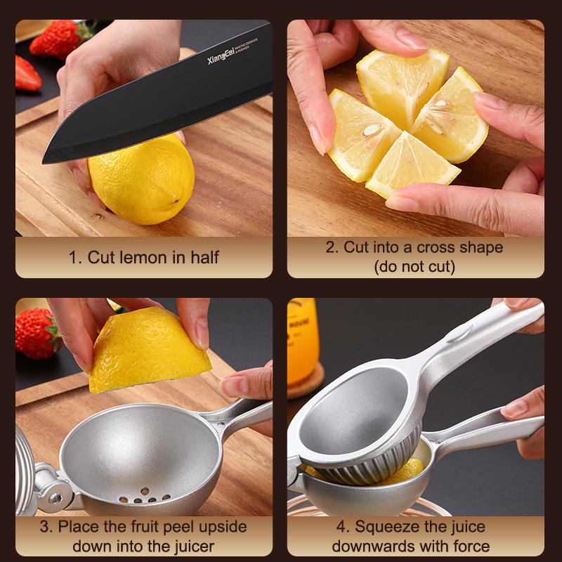 Aluminum Alloy Household Fruit Lemon Manual Juicer Citrus Orange Hand Squeezer Press Machine Durable Kitchen Tool