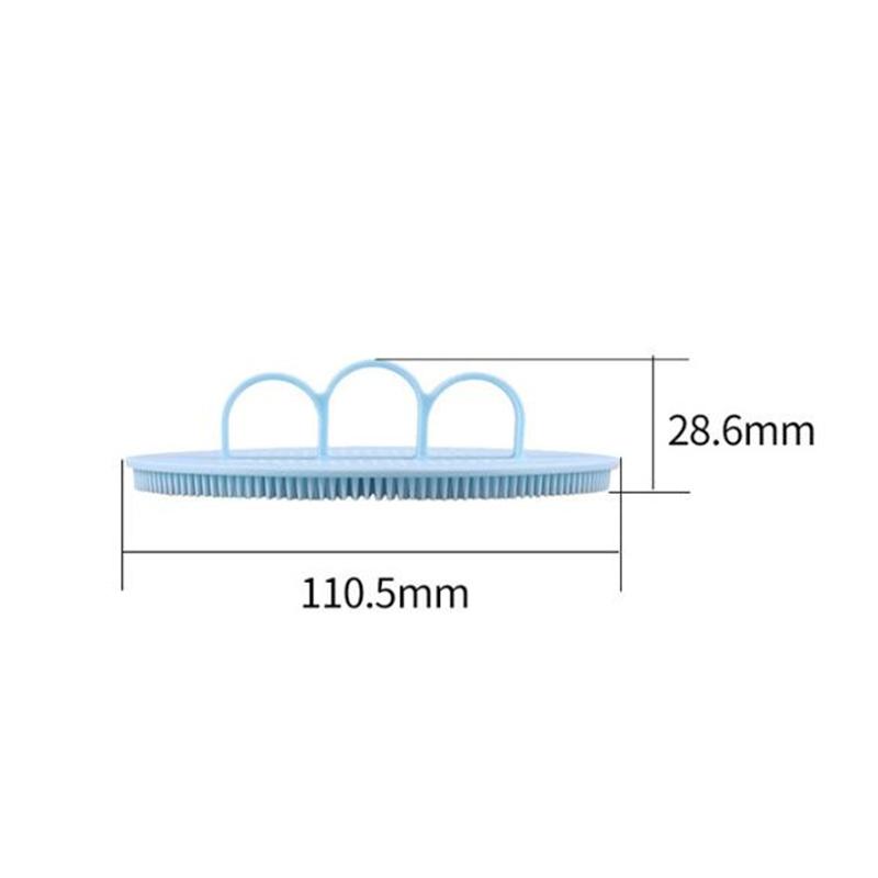 Silicone Massage Bath Brush Body Scrubber Skin Exfoliator Scrub Bath Clean Tool Stain Removal