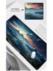 Extra Large Washable Mouse Pad - Aurora Landscape & Sunset Clouds Design, Thickened for Office and Gaming Desks