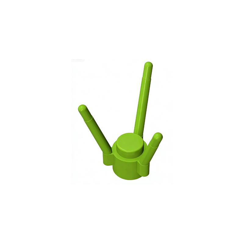 

55pcs MOC compatible 3741 building foundation brick building block parts plant stem 3 rods DIY children s toy 55pcs grass зелений колір