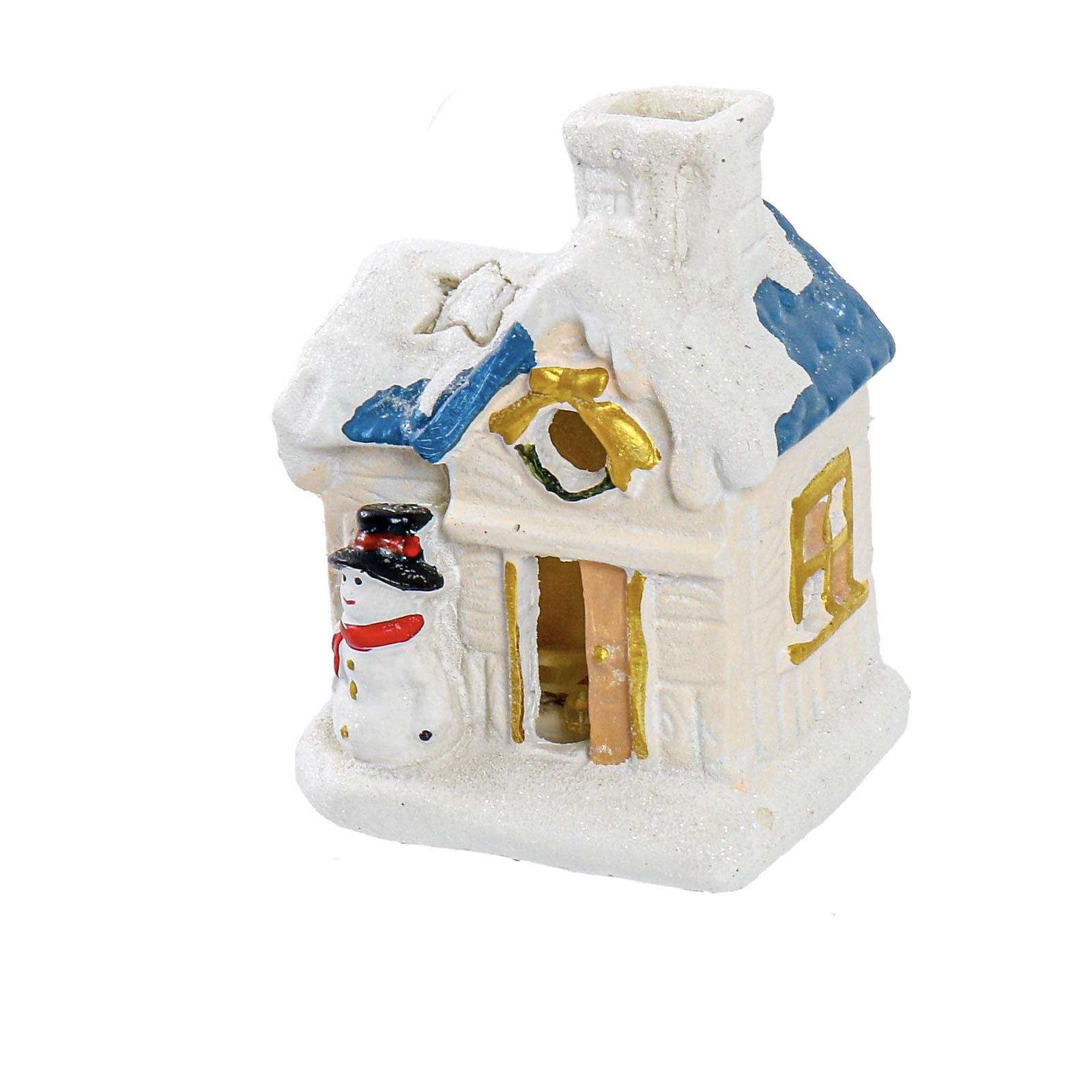 

Miniature Christmas Tree Decorations Christmas Scene Decorative Resin Ornaments One Size