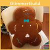 Man Plush Gingerbread Toy Stuffed Doll Christmas Decorations Cushion 45cm Gifts