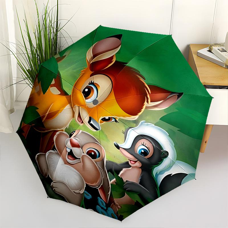 

Bambi, Thumper Automatic Opening and Closing Umbrella, Compact Travel Umbrella, Lightweight and Portable, Suitable for Beach Commuting Busin