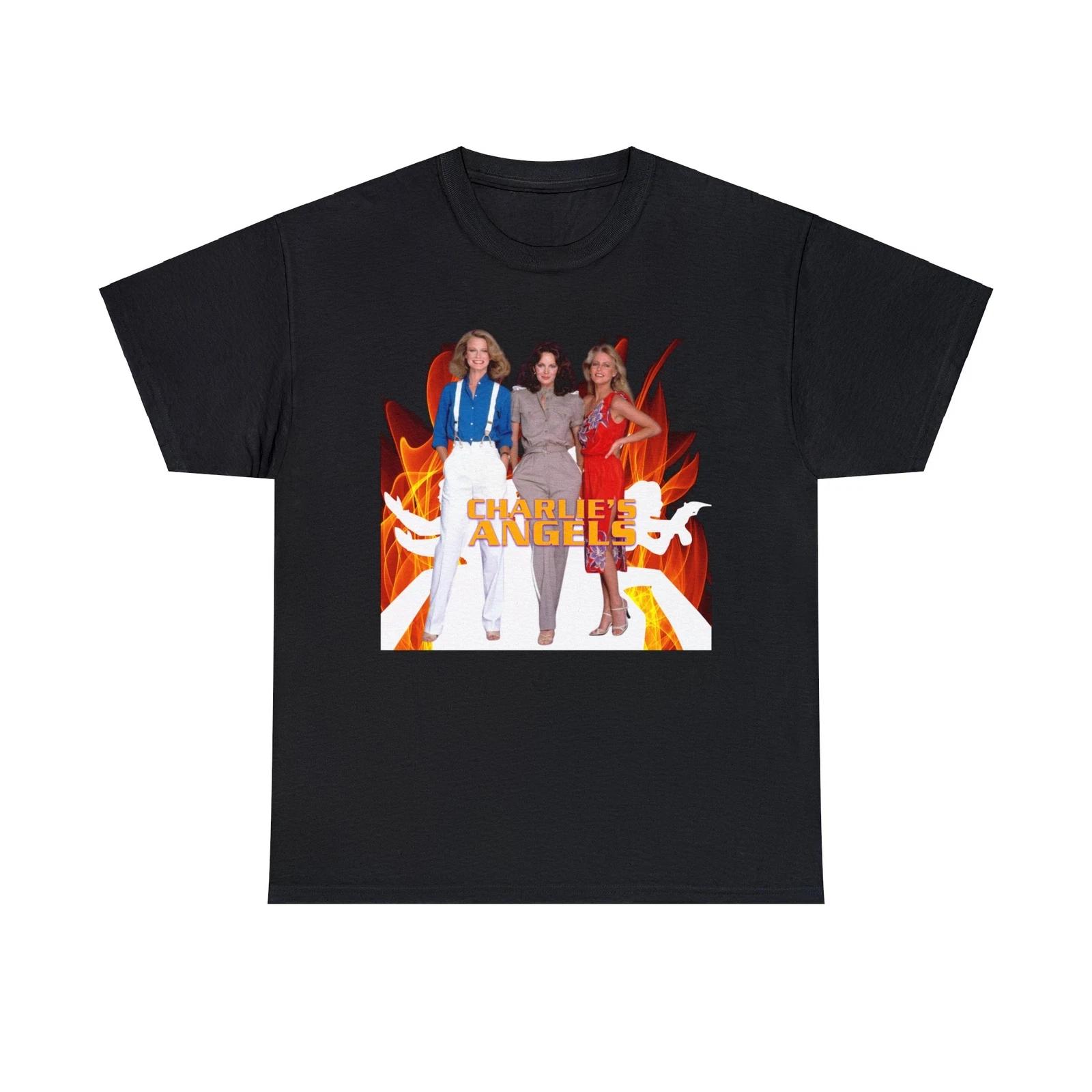 

Футболка Charlie s Angels из плотного хлопка, Жаклин Смит, Шерил Лэдд, Шелли Хак, ТВ S