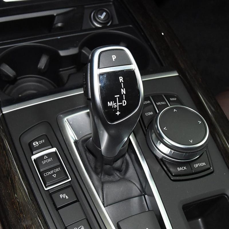 F15 F16 2014-2018 Car Shift Lever Gear Shifter Knob Switch Cover Replacement For BMW X5 X6 Series 61319346827 61319346823