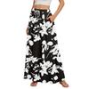 Women's Flowy Flared Ruffle Hem A Line Maxi Skirts Elastic Waist Elegant Tiered Layer Boho Long Skirts