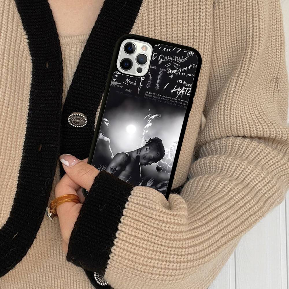 Rapper X-XXXTentacionS Phone Case For IPhone 17 16 15 14 13 Plus 12 11 Pro Max PC+TPU Cases Back Cover