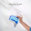 Airtight Laundry Detergent Dispenser Easy to Clean Clear Washing Powder Liquid Holder with Lid for Household Laundry Organization