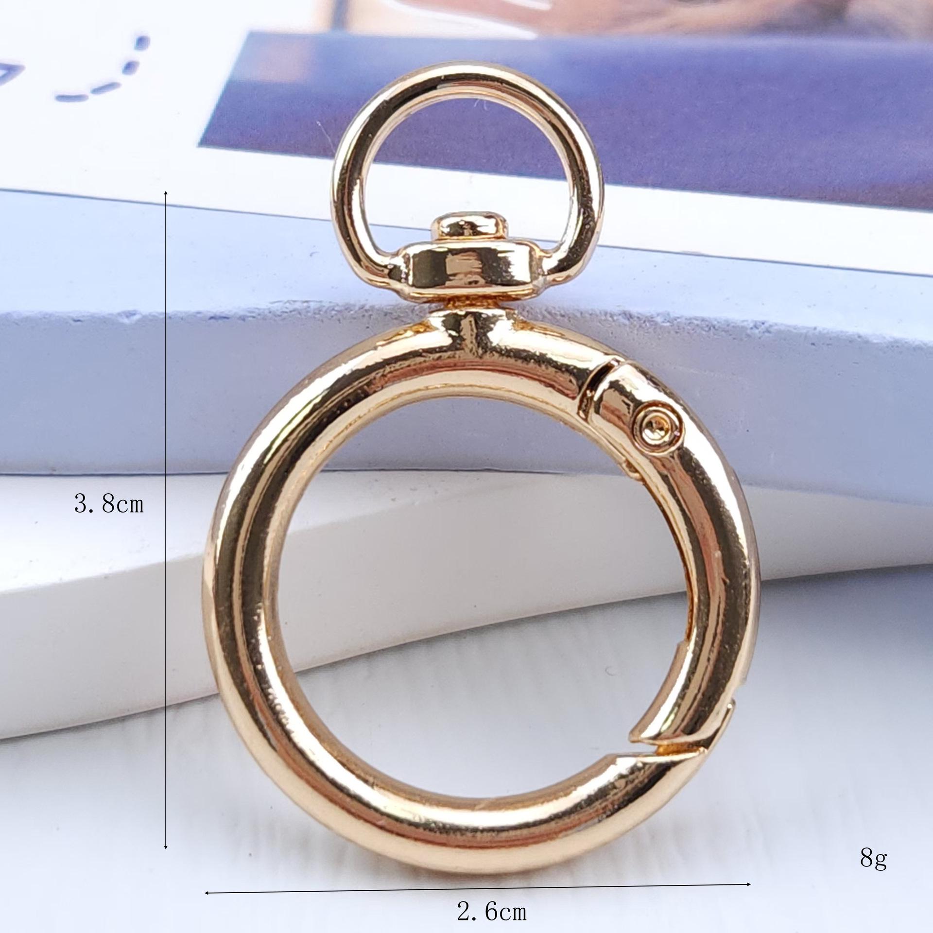 

Цинковый сплав пружинное кольцо карабин застежка брелок аксессуар для обуви Key Ring