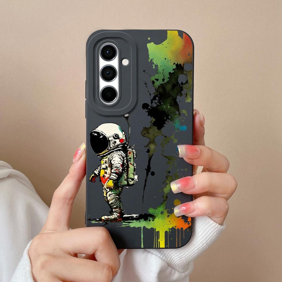 Чехол для Samsung A54 A22 A23 A72 F13 A32 A50 A51, модный леопардовый принт, жидкий силикон, защита камеры, высококачественный бампер для Samsung