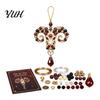 Spiritual Jewelry Making Supplies 12 Zodiac Blessing Beaded Ornament DIY Kit, Beginner Friendly Sign Mother Daughter Craft Projects Beading