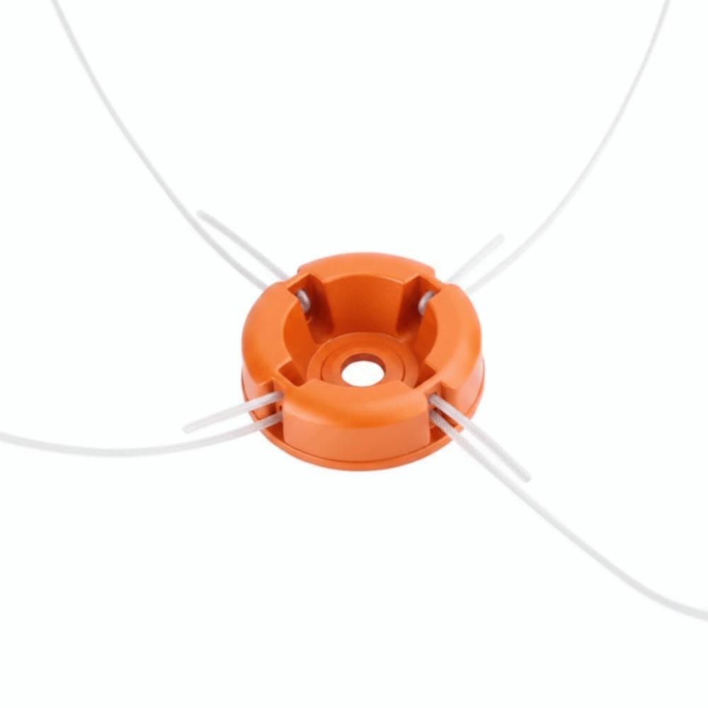 Nylon Steel Line Aluminum Zinc Zinc Alloy Head Wire Rope Through Hole Trimmer Replacement Head  Yard Care