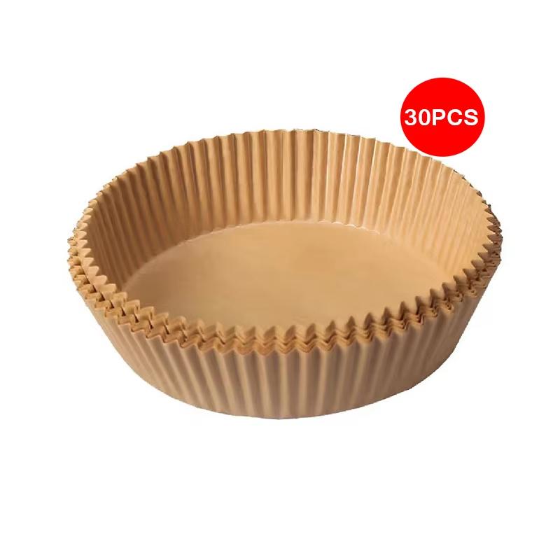 

50/100/200pcs Disposable Air Fryer Paper Round Special Paper Food Silicon Oil Paper Nonstick Parchment Air Fryer Liners Baking P