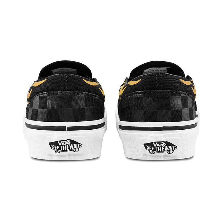 Vans Slip on Canvas Low top Kids' Skateboarding Shoes Black Children Aged 3 7 Years Old VN0A4BUTESY