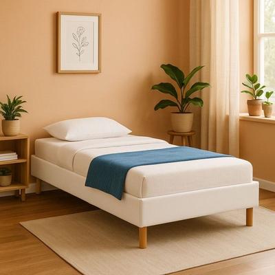 Adrien - Solide Et Confortable Sommier Tapissier + Pieds De 18 Cm - 80x190 - 13 Lattes - Montage Rapide Et Facile