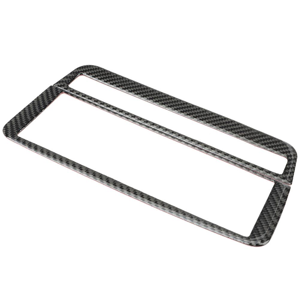 Carbon Fiber CD Air Conditioning Control Panel Cover Trim for Mercedes Benz a B GLA CLA(Pure)