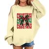 Children's Fashionable Casual Long-sleeved Loose Christmas Print Pullover Sweatshirt
