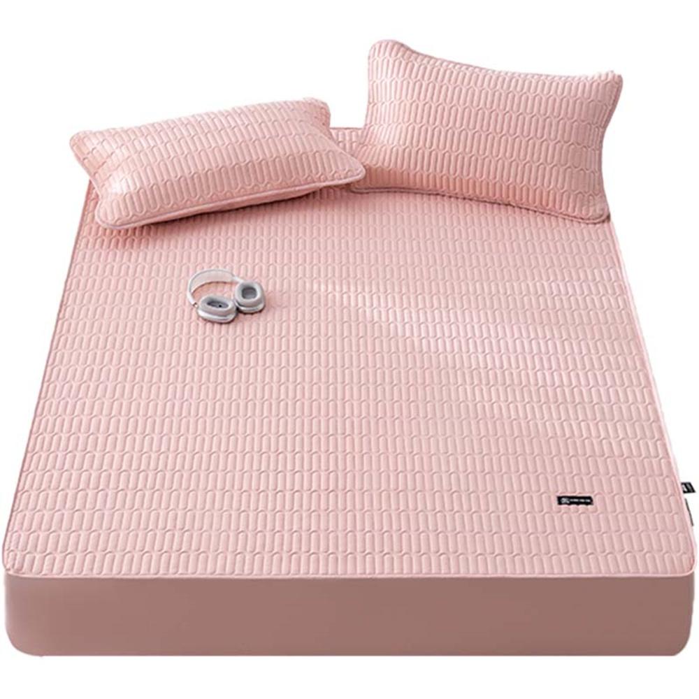 Soft Waterproof Bed Cover Double Queen King Couple Bed Fitted Sheet Breathable Noiseless Washable Bed Mattress Cover Protector