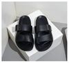 Women's Thick-Soled Genuine Leather Flip-Flops - Soft, Non-Slip Summer Sandals for Casual Beach Outings