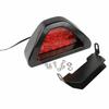 1PCS F1 Style Car Brake Lamp Light Stop Light Car DRL LED Rear Tail Stop Fog Brake Flash Light Lamp Red Len Black With Red Lens