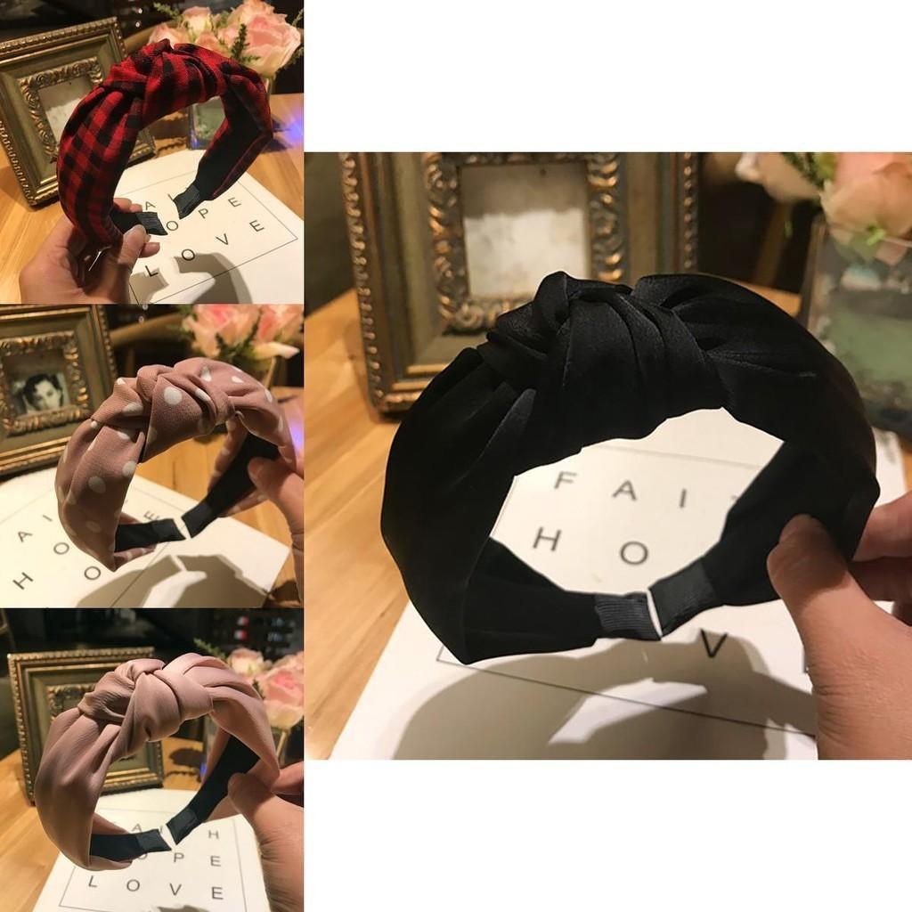 Stylish Women's Cute Hair Band With Twist Band And Wide Brimmed Design For Effortless Chic