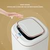 40L Smart Sensor Trash Can Large Capacity Induction Trash Bin Electric Touchless Wastebasket For Kitchen Bathroom with Lid