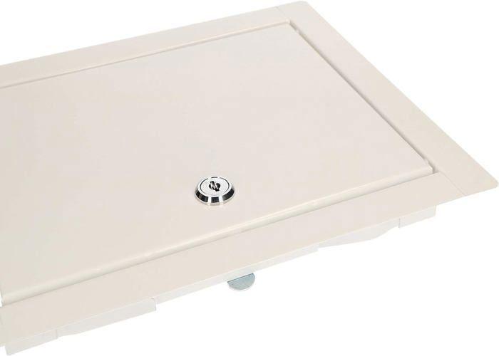 Trappe de visite - KOTARBAU - 20 x 25 cm - Métal - Blanc - Accès facile