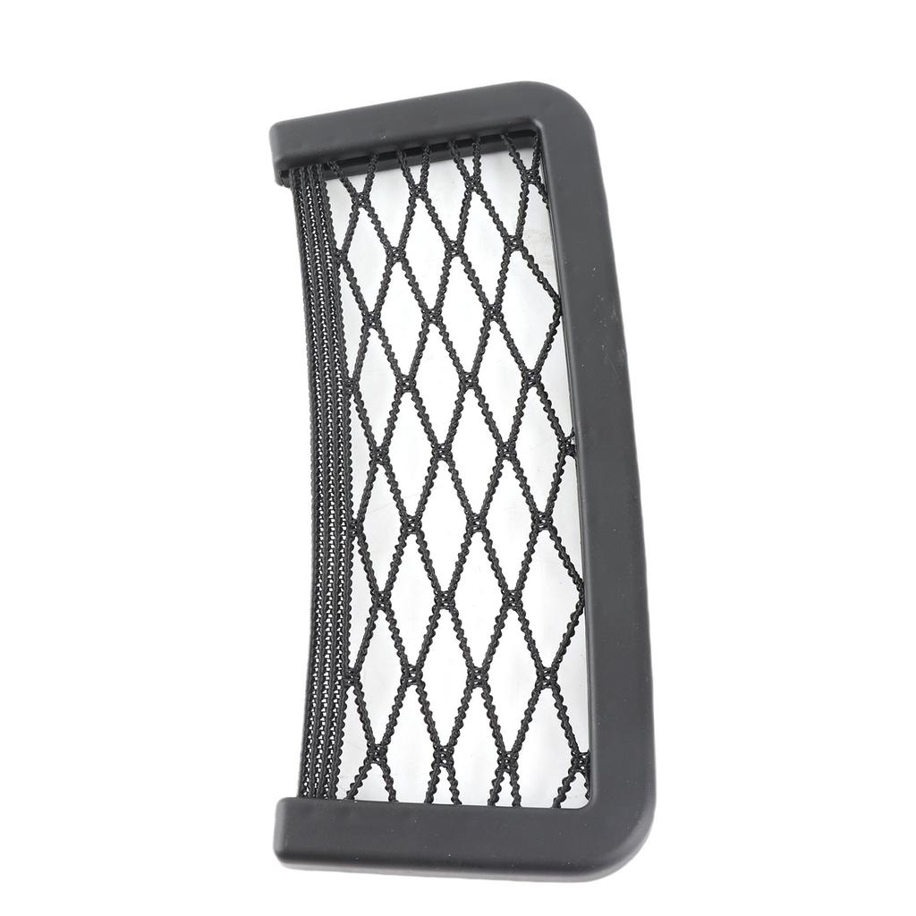 Car Storage Net Bag Back Side Phone Holder Organize Resilient GPS Black 8.5 * 20cm