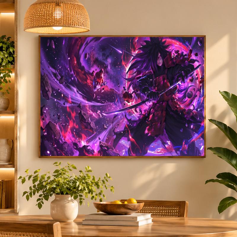 5D Diamond Painting Madara Uchiha DIY Full Drill Diamond Art Kit Home Decoration