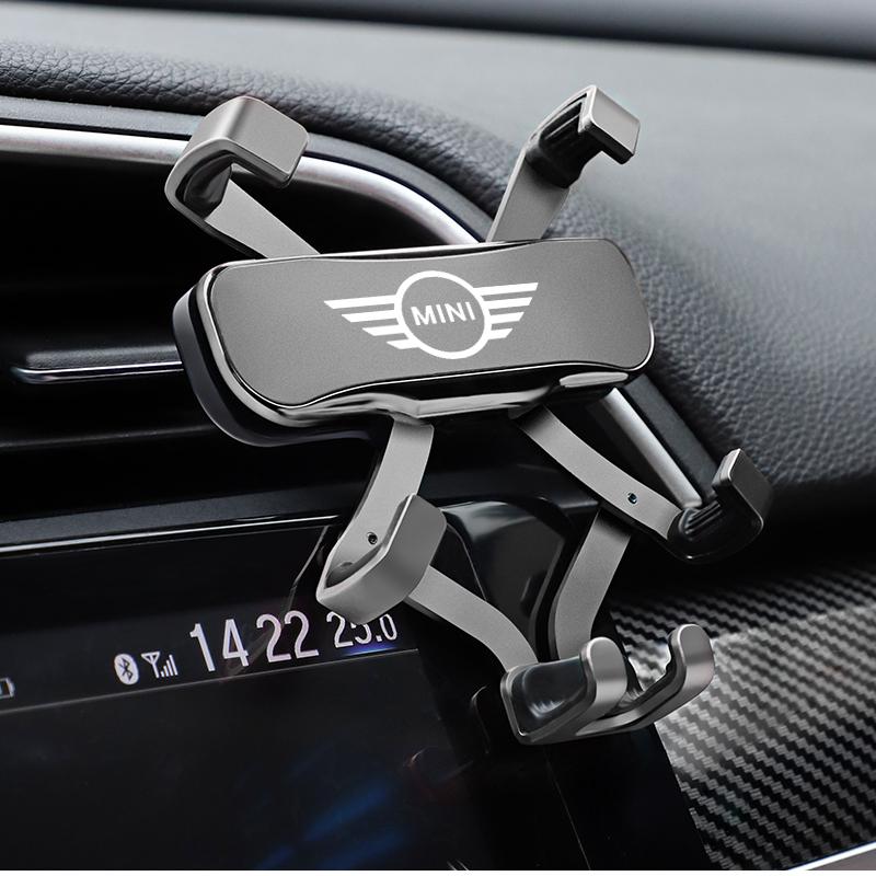 Zinc Alloy Car Styling Phone Holder Air Vent Mount Clip For BMW Mini Works Cooper F54 F55 F56 F57 F60 R50 R52 R53 R55 R56 R57 Dymfu11