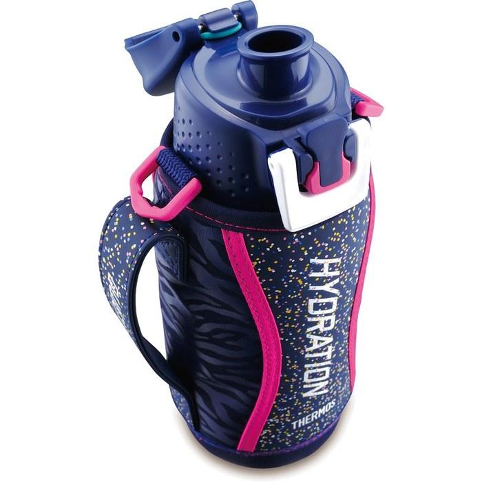 Thermos Vacuum Insulated Sports Bottle (One-Touch Open) 800ml Navy Pink FFZ-801F NV-P