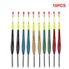 10pcs Fishing Bobbers Long Cast Sea Fishing Vertical Fishing Float