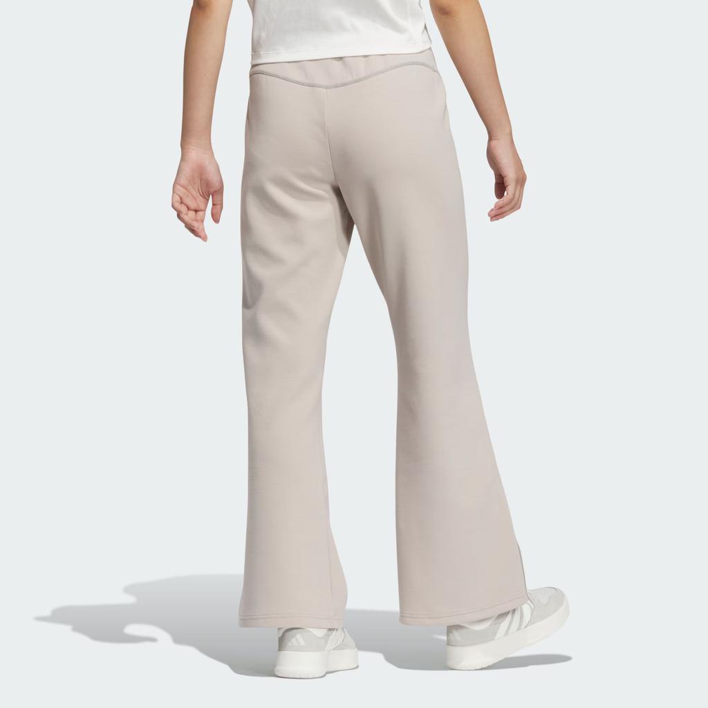 Adidas FW24 Fustl W P Knpt4 Comfortable Simple Versatile Flared Casual Pants Women Bottoms Light-Brown JM6205