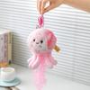 Silk Ribbon Marine Organism Pendant Octopus Plush Jellyfish Pendant  Accessory