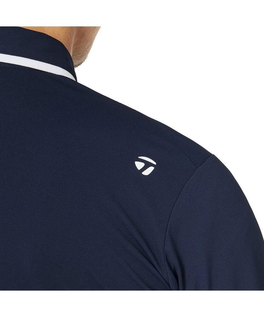 TaylorMade TM Basic Long Sleeve Polo Shirt, Green, Size M, Men's, 2024FW, UN340
