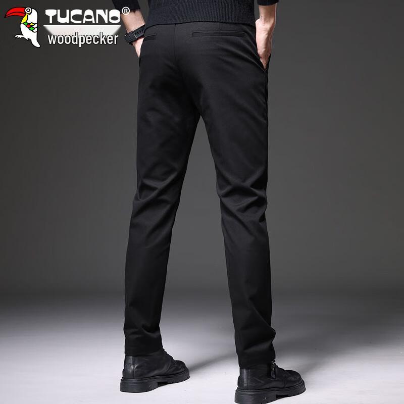 Tucano Men's Four-Way Stretch Business Casual Straight-Leg Pants