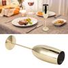 Metal Wine Goblet Stainless Steel Elegant High Hardness Widely Used Metal Wine Glass for Party Wedding Banquet