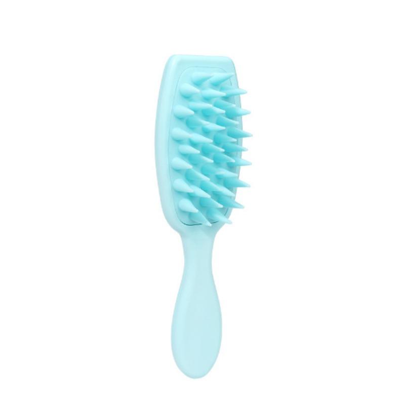 Long-handled Shampoo Comb Silicone Adult Scalp Scratching Cleaning BrushShampoo Massage CombShaped Comb