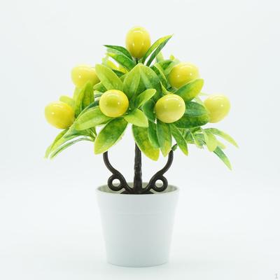 Artificial Potted Plants Fruit Plant Decorative Table Centerpiece Fake Mini