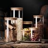 Glass Storage Jars with Bamboo Lids