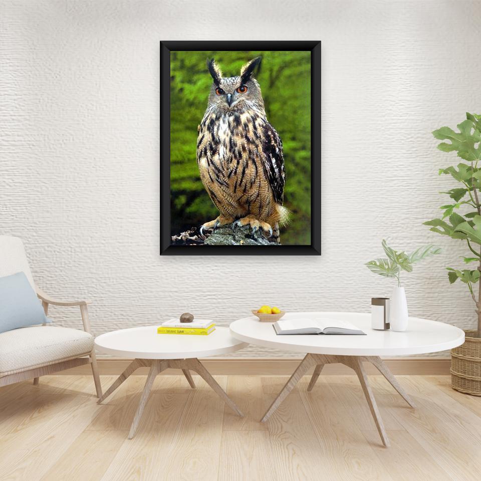 5D DIY Diamond Painting Animal Eagle Full Drill Cross Stitch Kits Round Round Mosaic Handmade Art Embroidery Home Decor Mural